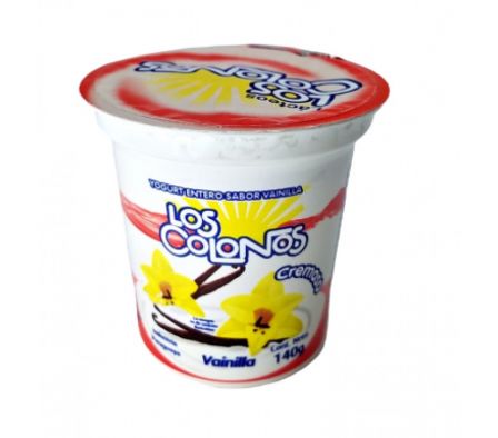 YOGHURT ENT VAINILLA LOS COLONOS 140  GR