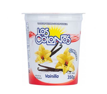 YOGHURT ENT VAINILLA LOS COLONOS 350  GR