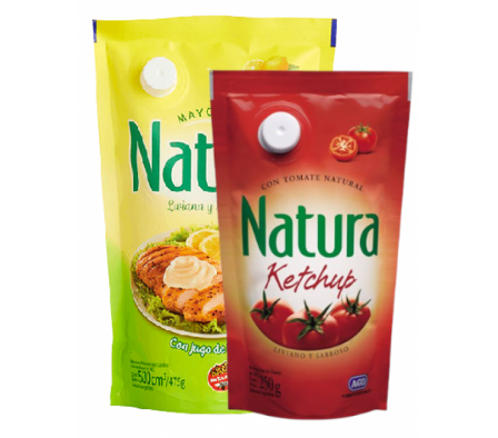 PACK NATURA MAYON + KETCHUP 250  GR