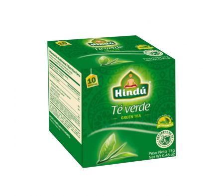 TE VERDE HINDU CLASICO 10 SAQUITOS 