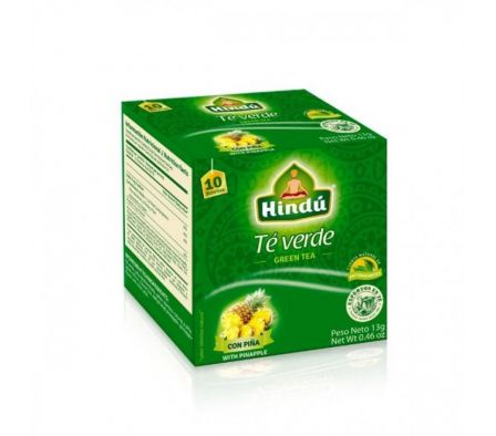 TE VERDE HINDU SABOR PIÑA 10 SAQUITOS 