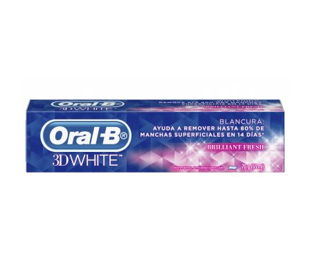 PASTA DENTAL ORAL B 3D WHITE 70  GR