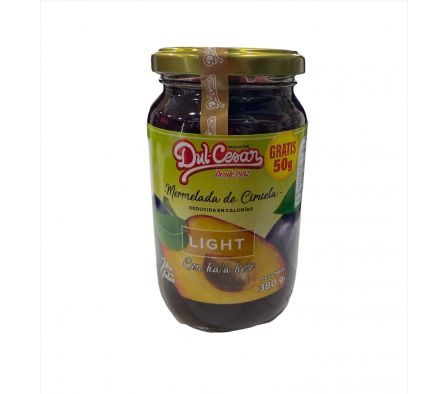 MERMELADA CIRUELA LIGTH DUL CESAR 380  GR