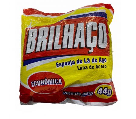 LANA DE ACERO BRILHACO 8 UNIDADES