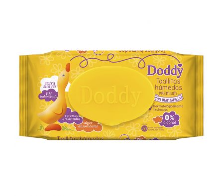 TOALLITAS HUMEDAS DODDY AVENA X 50 UNIDADES