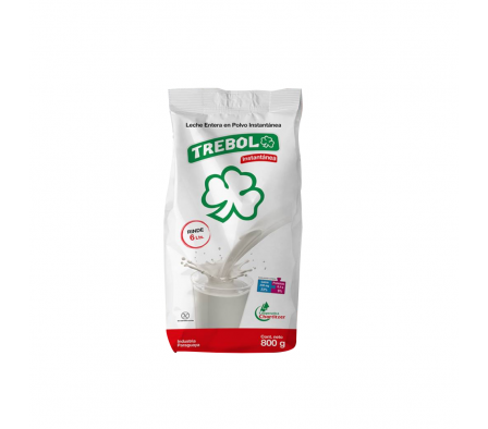 LECHE POLVO INSTANT TREBOL 800gr ENTERA
