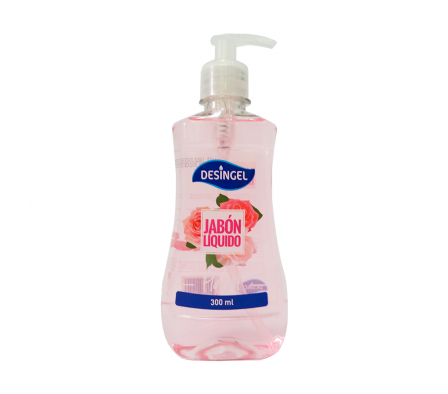 JABON LIQUIDO DESINGEL FLORAL 300 ML