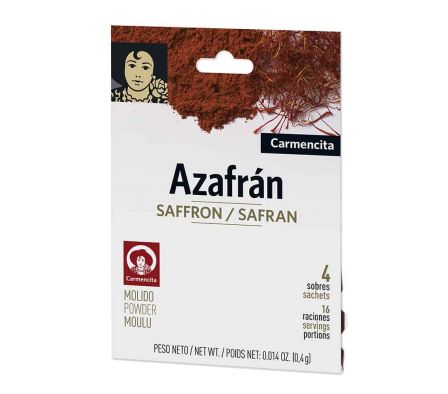 AZAFRAN MOLIDO CARMENCITA x4 UNIDADES