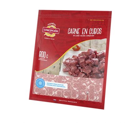 CARNES EN CUBOS IQF CONGELADO  800  GR 
