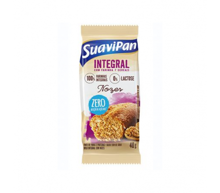 BOLINHO SUAVIPAN NUECES  INTEGRAL 40  GR