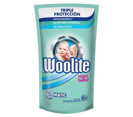 JABON WOOLITE BEBE DOY PACK X 900 ML