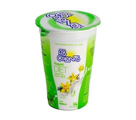 YOGHURT LOS COLONOS DIET VAINILLA 200 CC 