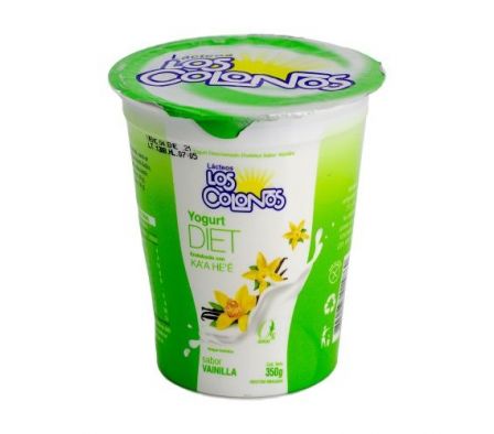 YOGHURT LOS COLONOS DIET VAINILLA X 350 CC