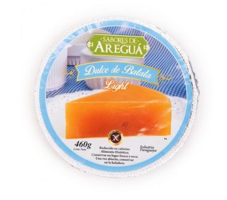 DULCE DE BATATA LIGHT AREGUA 460  GR