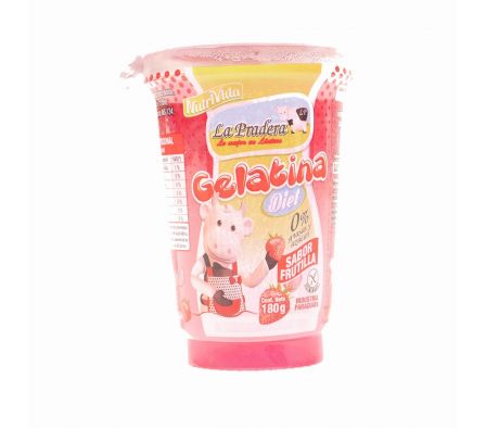 GELATINA DIET FRUTILLA LA PRADERA 120 GR