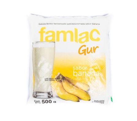 YOGHURT FAMLAC GUR BANANA 500 ML