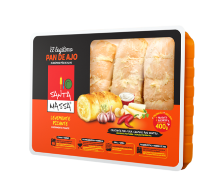 PAN DE AJO PICANTE SANTA MASSA 400 GR