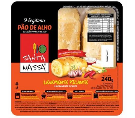 PAN DE AJO PICANTE SANTA MASSA 240 GR