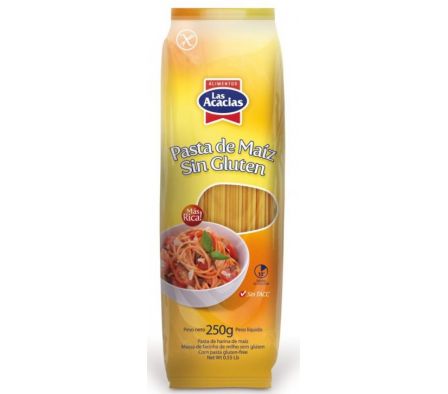 FIDEOS LAS ACACIAS SPAGHETTI  SIN GLUTEN 250  GR