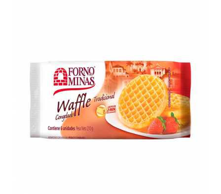 WAFFLE FORNO VAINILLA TRADICIONAL 210 GR
