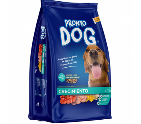 ALIMENTO P/PERRO PRONTO DOG CRECIMIENTO 7 KG